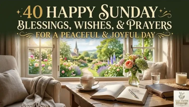 40 Happy Sunday Blessings, Wishes, and Prayers for a Peaceful & Joyful Day