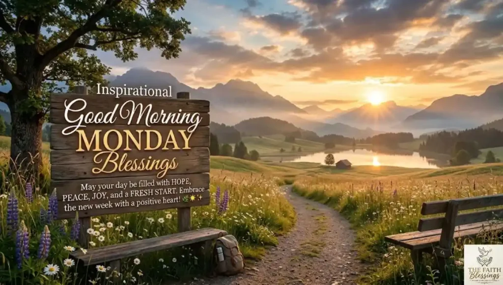 Inspirational Good Morning Monday Blessings