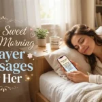 160+ Sweet Good Morning Prayer Messages for Her