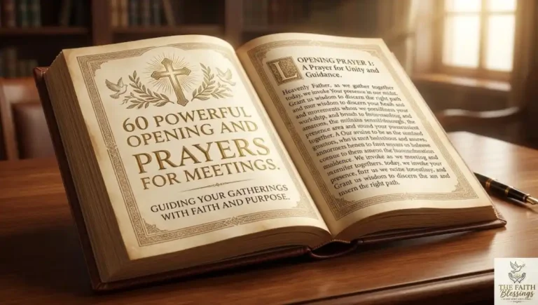 60 Powerful Opening and Closing Prayers for Meetings