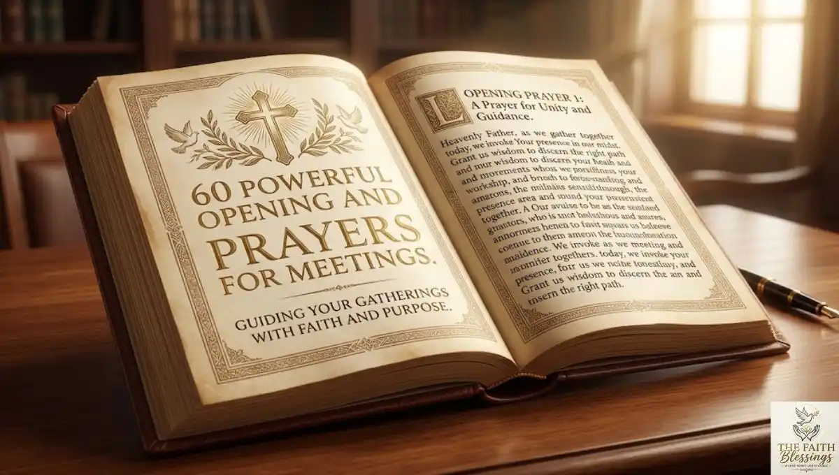 60 Powerful Opening and Closing Prayers for Meetings