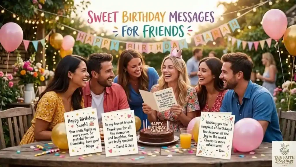 Sweet Birthday Messages for Friends