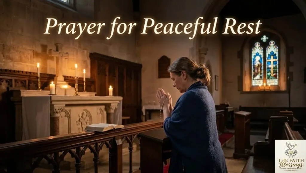 Prayer for Peaceful Rest