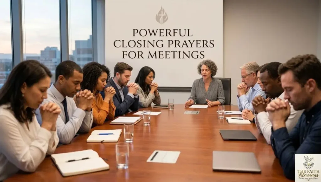 Powerful Closing Prayers for Meetings