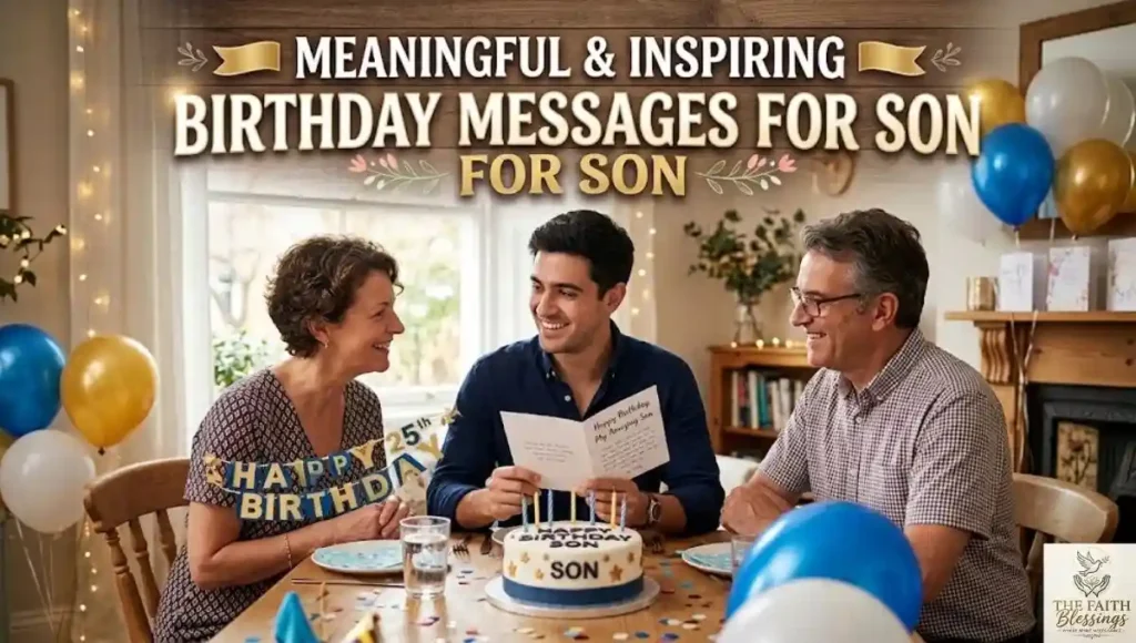 Meaningful and Inspiring Birthday Messages for Son