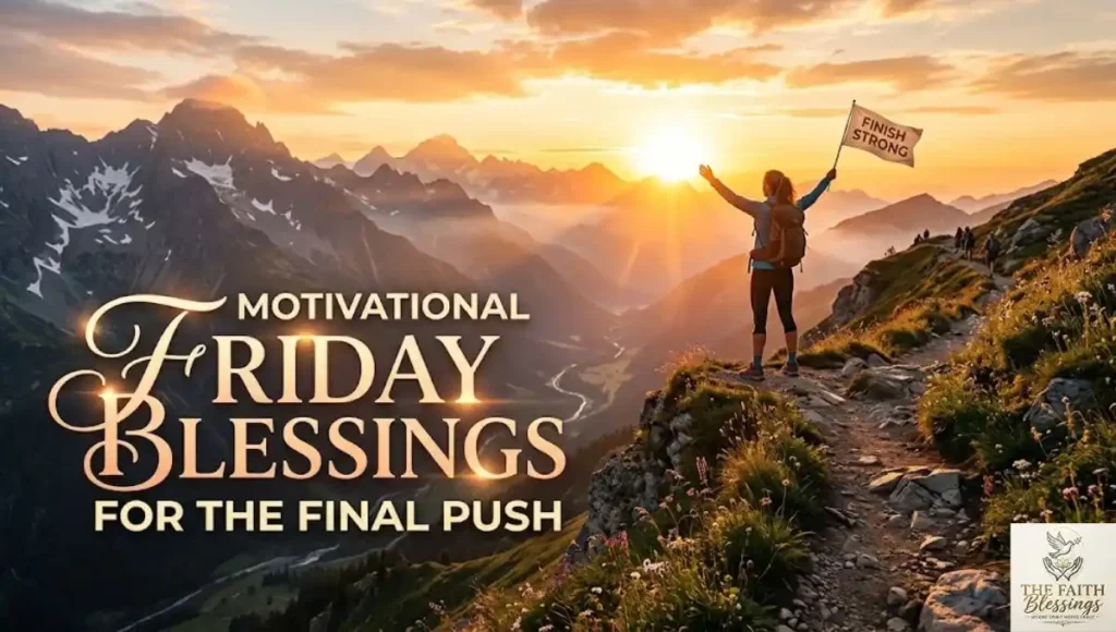 Motivational Friday Blessings for the Final Push