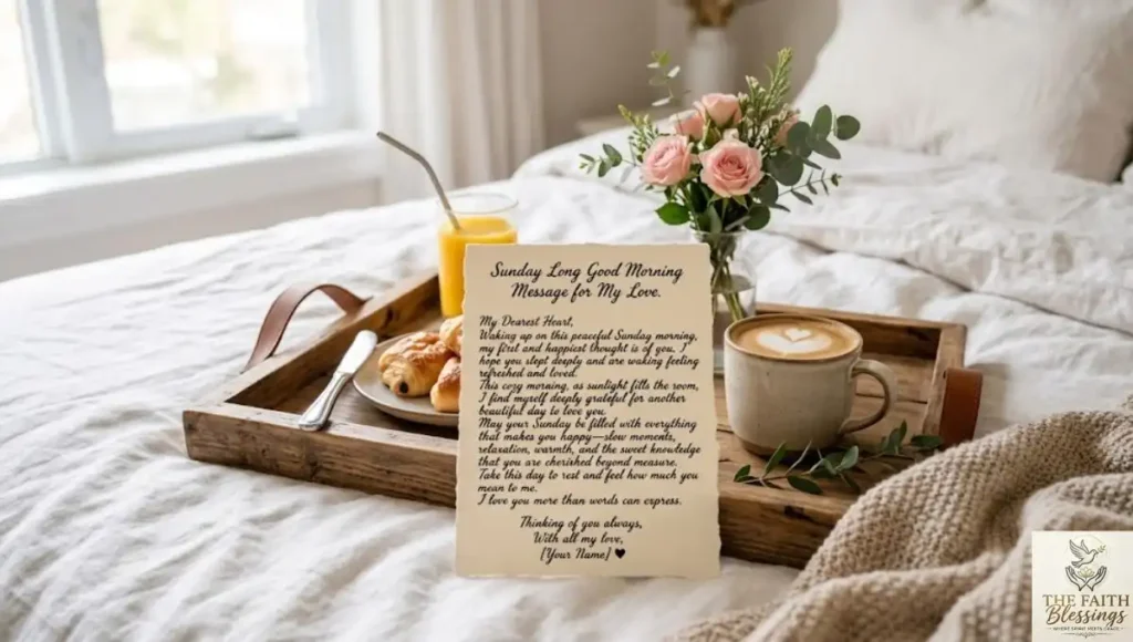 Sunday Long Good Morning Message for My Love