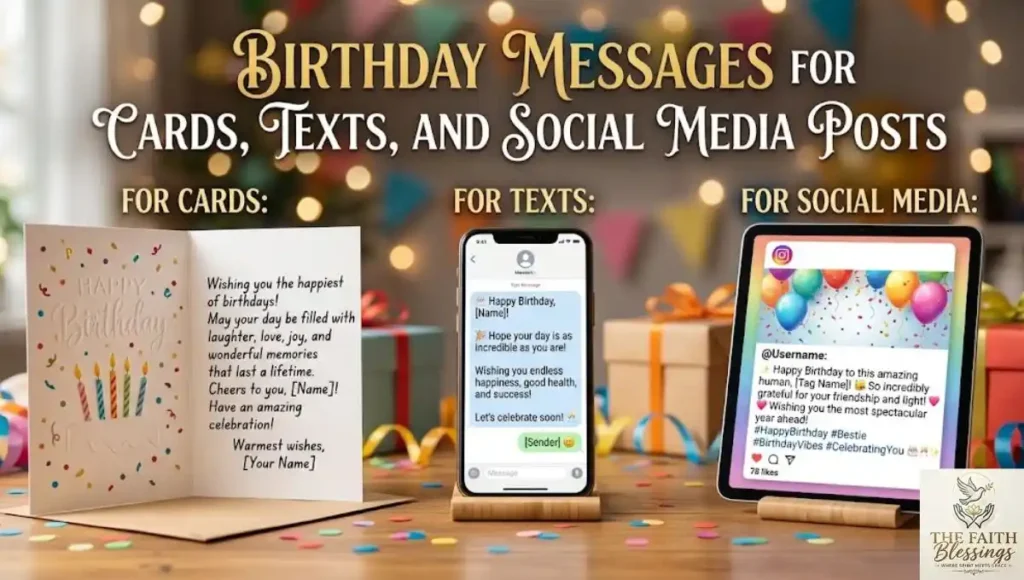 Birthday Messages for Cards, Texts, and Social Media Posts