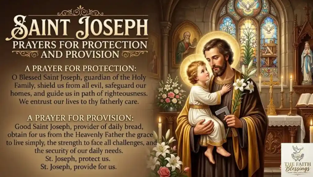 Saint Joseph Prayers for Protection and Provision