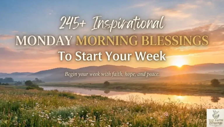 245+ Inspirational Monday Morning Blessings to Start Your Week