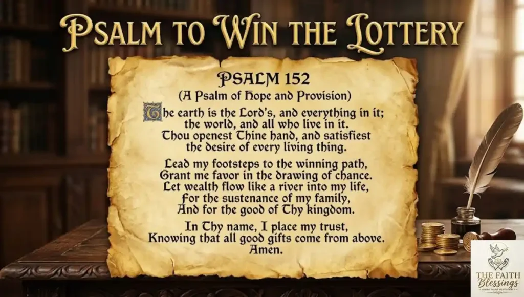 Psalm to Win the Lottery
