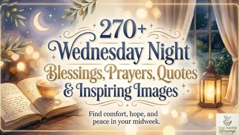 270+ Wednesday Night Blessings, Prayers, Quotes & Inspiring Images