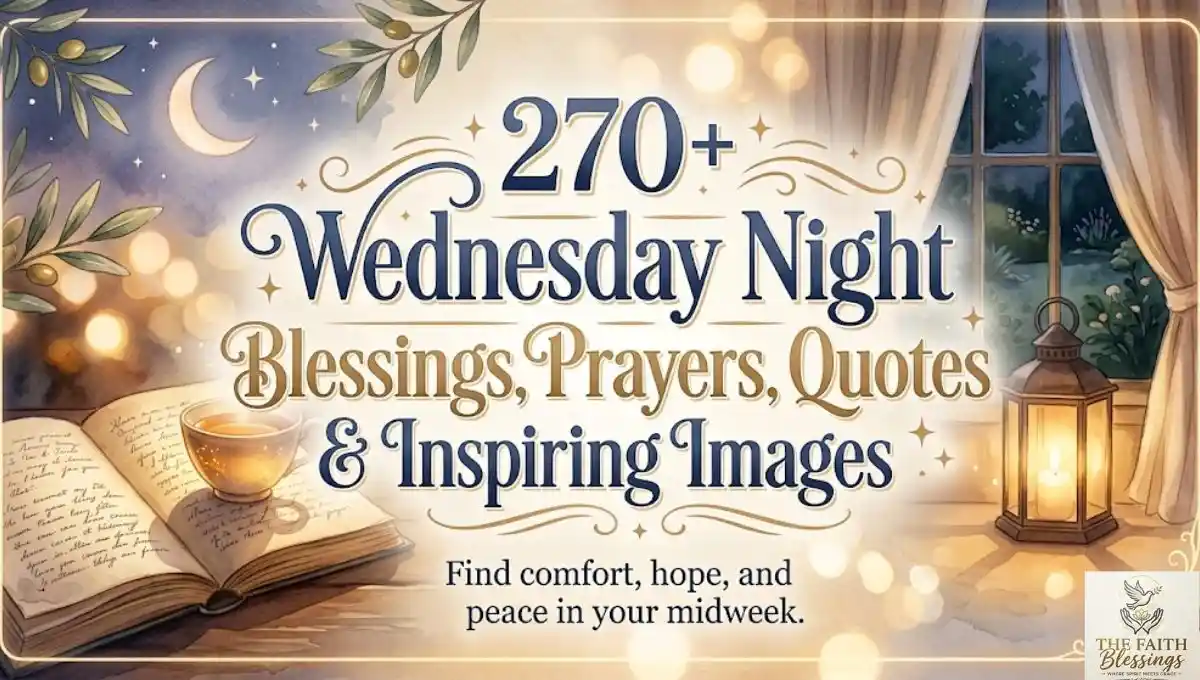 270+ Wednesday Night Blessings, Prayers, Quotes & Inspiring Images