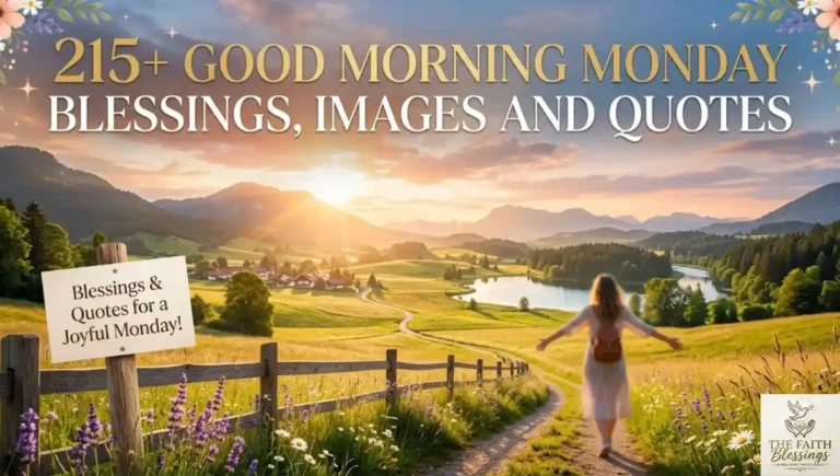 215+ Good Morning Monday Blessings, Images and Quotes