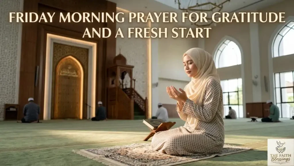 Friday Morning Prayer for Gratitude and a Fresh Start