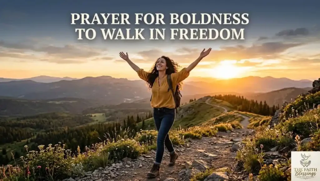 Prayer for Boldness to Walk in Freedom
