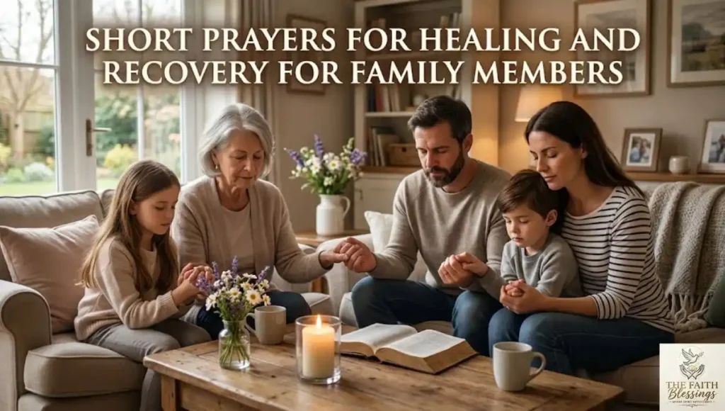 Short Prayers for Healing and Recovery for Family Members