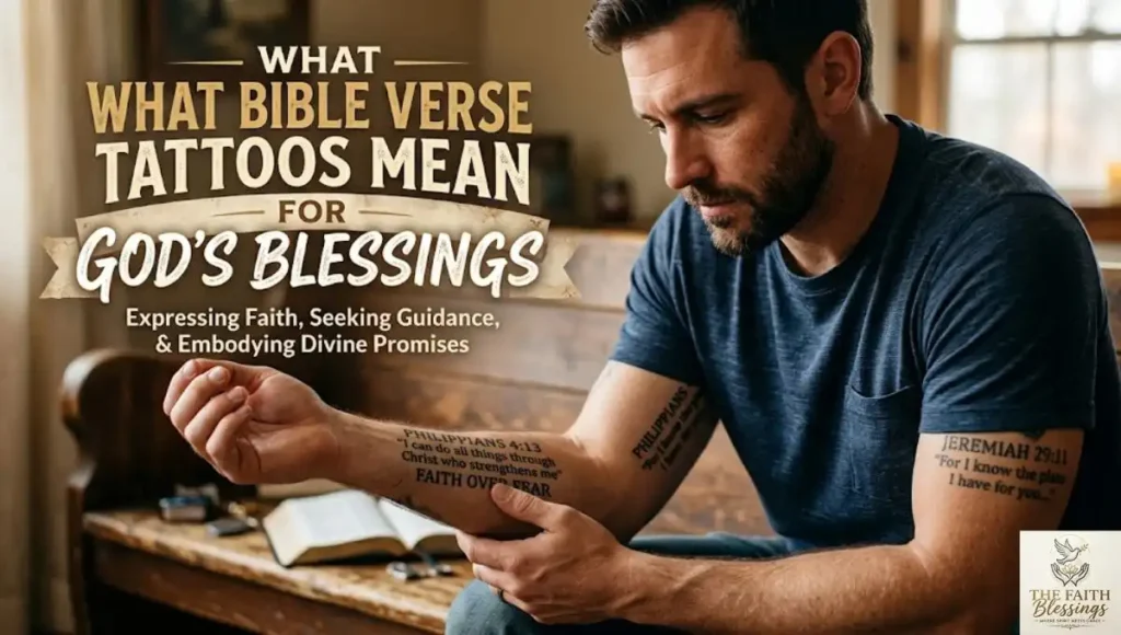 What Bible Verse Tattoos Mean for God's Blessings