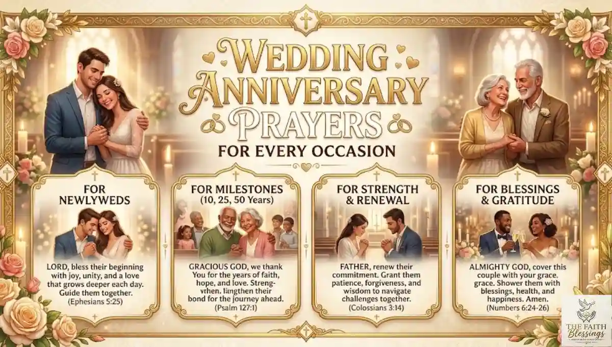 Wedding Anniversary Prayers for Every Occasion