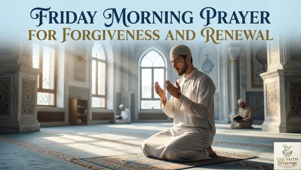 Friday Morning Prayer for Forgiveness and Renewal