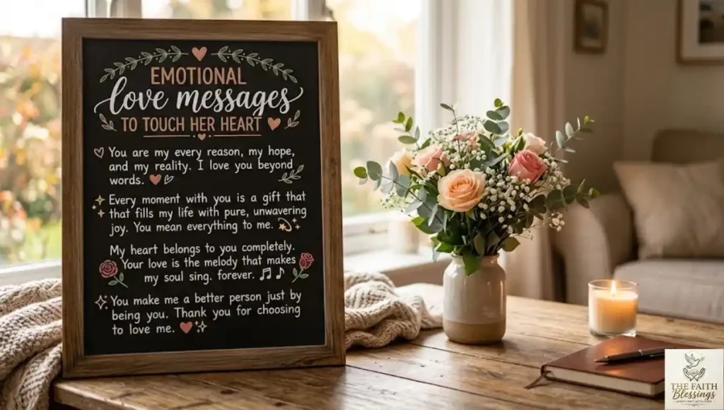 Emotional Love Messages to Touch Her Heart