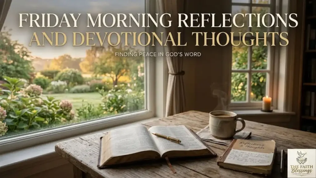 Friday Morning Reflections and Devotional Thoughts