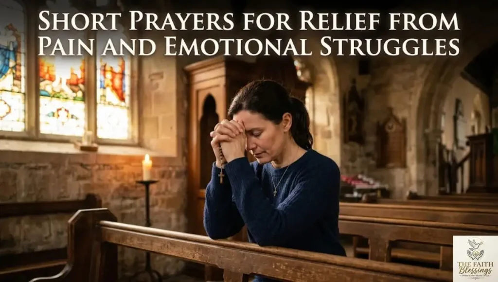 Short Prayers for Relief from Pain and Emotional Struggles