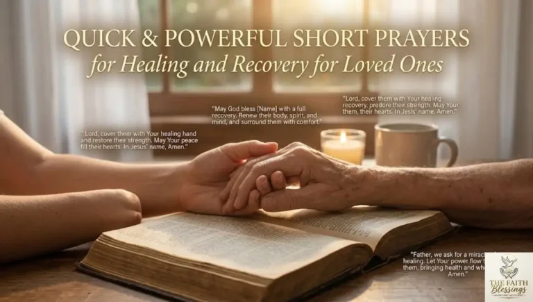 Quick & Powerful Short Prayers for Healing and Recovery for Loved Ones
